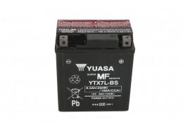 СТАРТОВ АКУМУЛАТОР YUASA 6Ah 100A YTX7L-BS AGM 12V Д+