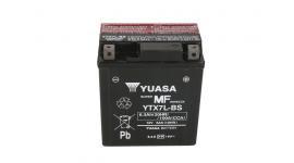 СТАРТОВ АКУМУЛАТОР YUASA 6Ah 100A YTX7L-BS AGM 12V Д+