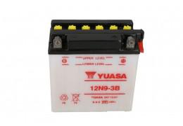 СТАРТОВ АКУМУЛАТОР YUASA 9Ah 85A 12N9-3B 12V Д+