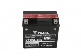 СТАРТОВ АКУМУЛАТОР YUASA 4Ah 80A YTX5L-BS AGM 12V Д+