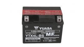 СТАРТОВ АКУМУЛАТОР YUASA 3Ah 50A YTX4L-BS AGM 12V Д+