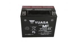 СТАРТОВ АКУМУЛАТОР YUASA 18Ah 270A YTX20-BS AGM 12V Л+