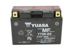 СТАРТОВ АКУМУЛАТОР YUASA 8Ah 115A YT9B-BS AGM 12V Л+
