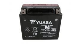 СТАРТОВ АКУМУЛАТОР YUASA 18Ah 270A YTX20L-BS AGM 12V Д+