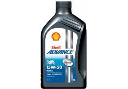 Моторно масло за 4-тактови двигатели Shell Advance 4T Ultra 15W50 1 литър