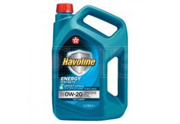 СИНТЕТИЧНО МОТОРНО МАСЛО Texaco Havoline Energy SAE 0W-20- 60 литра