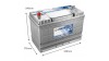 СТАРТОВ АКУМУЛАТОР VARTA PROFESSIONAL STARTER 105AH 800A L+