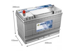 СТАРТОВ АКУМУЛАТОР VARTA PROFESSIONAL STARTER 105AH 800A L+
