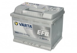 СТАРТОВ СТАРТ-СТОП АКУМУЛАТОР 60ah VARTA  DYNAMIC EFB 640A Д+