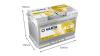 AGM СТАРТ-СТОП АКУМУЛАТОР 70AH VARTA SILVER DYNAMIC 760A Д+ 