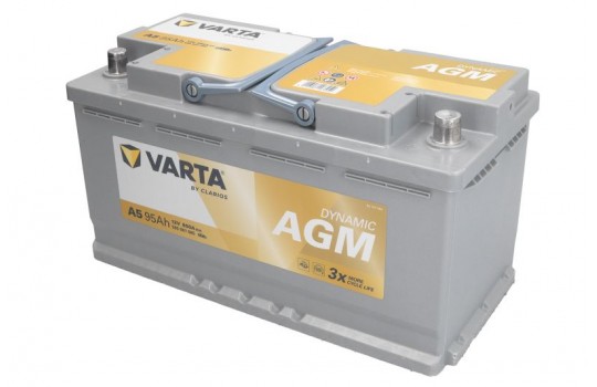 AGM СТАРТ-СТОП АКУМУЛАТОР 95AH VARTA DYNAMIC AGM 850A Д+