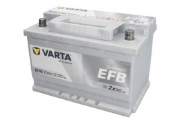 СТАРТОВ АКУМУЛАТОР 70ah VARTA  DYNAMIC EFB 760A Д+